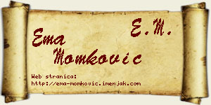 Ema Momković vizit kartica